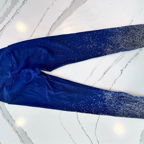 Beyond Yoga Blue Glitter Leggings - Picture 10 of 11